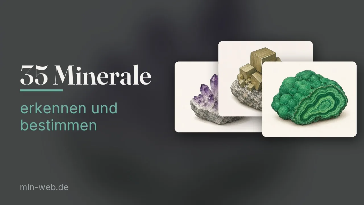 Vorschaubild des Videos: Mineralien erkennen und bestimmen: 35 Steckbriefe